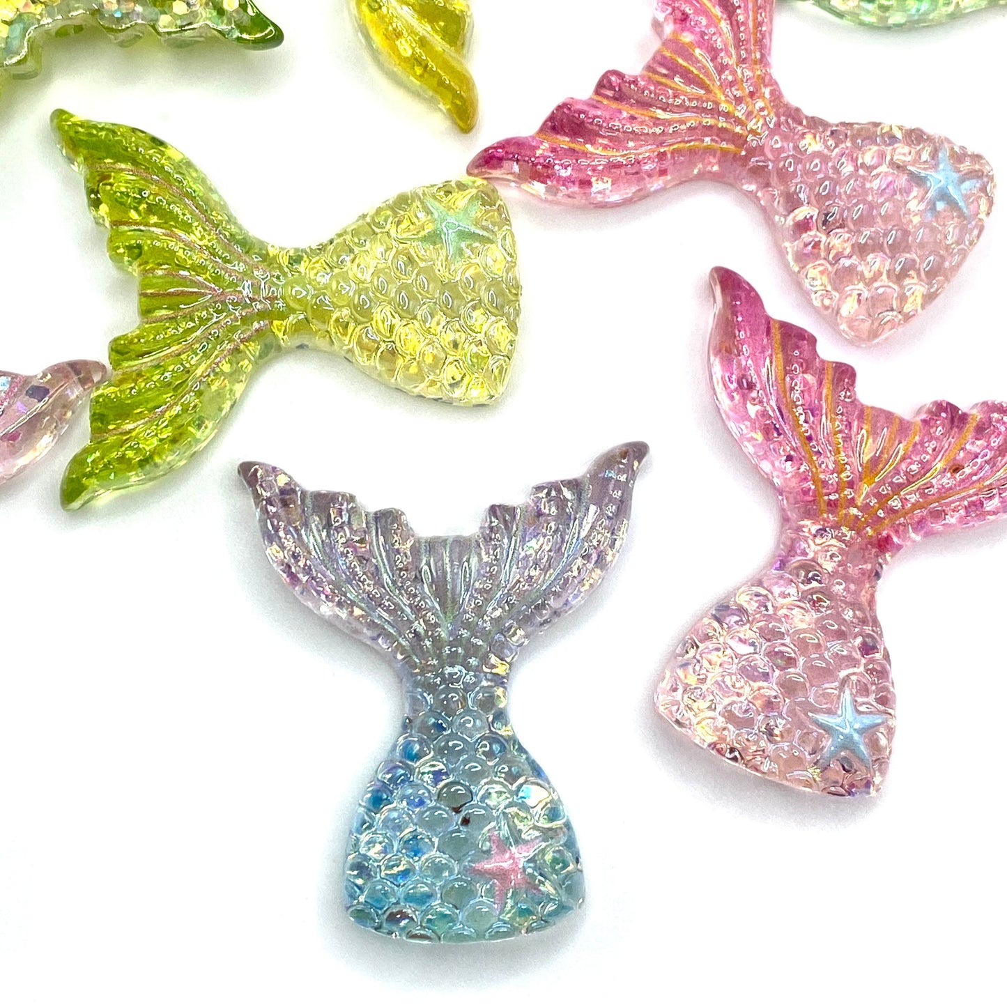 Mermaid At Heart Acrylic Beads