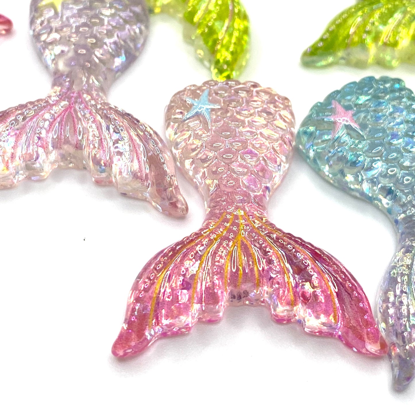 Mermaid At Heart Acrylic Beads