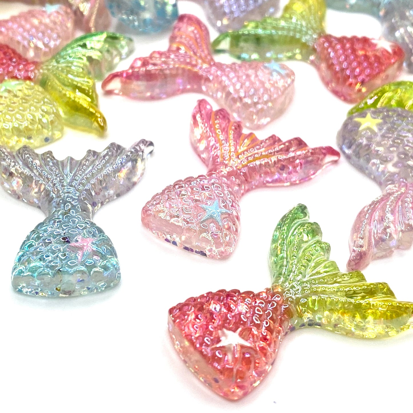 Mermaid At Heart Acrylic Beads