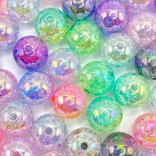 Crystal Ball Acrylic Beads