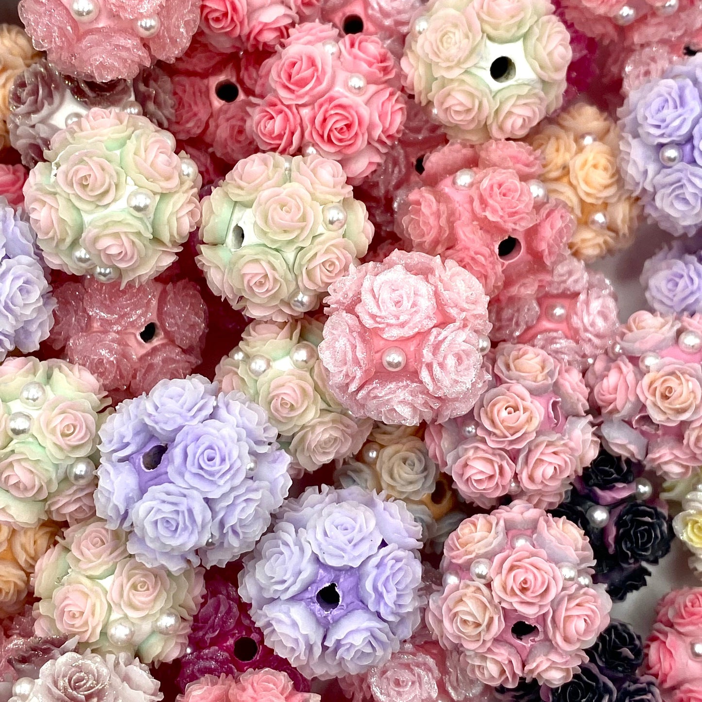 No Rose Without a Thorn Luxury Acrylic Beads