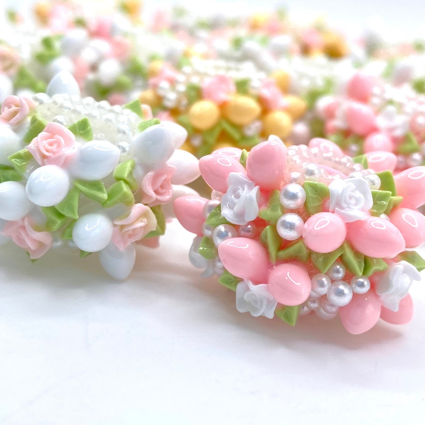I'm A Blooming Flower Fancy Acrylic Beads