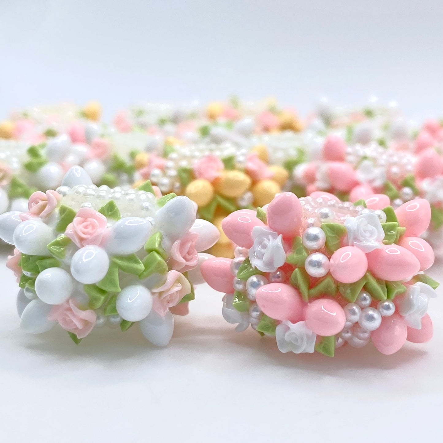 I'm A Blooming Flower Fancy Acrylic Beads