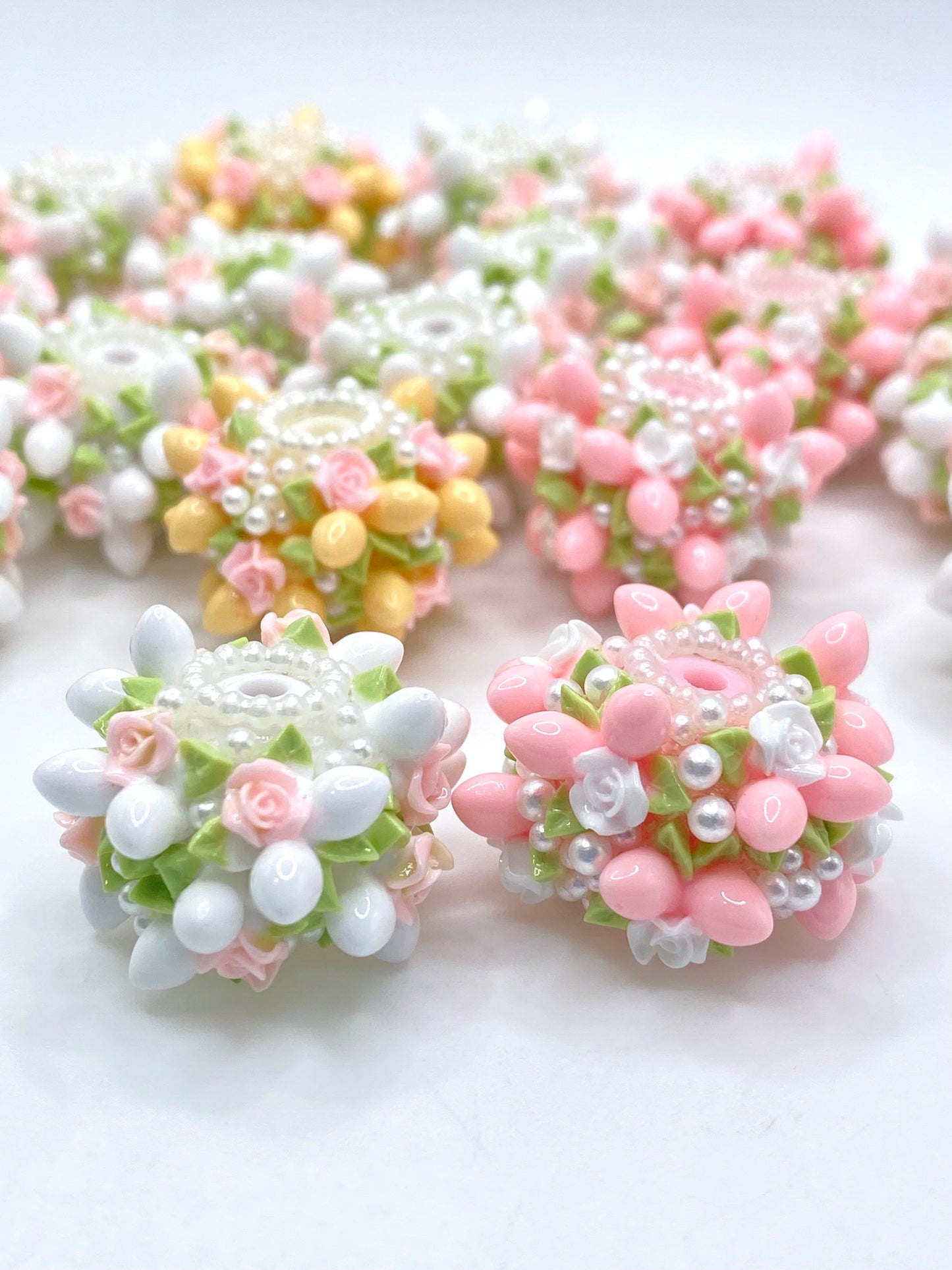I'm A Blooming Flower Fancy Acrylic Beads
