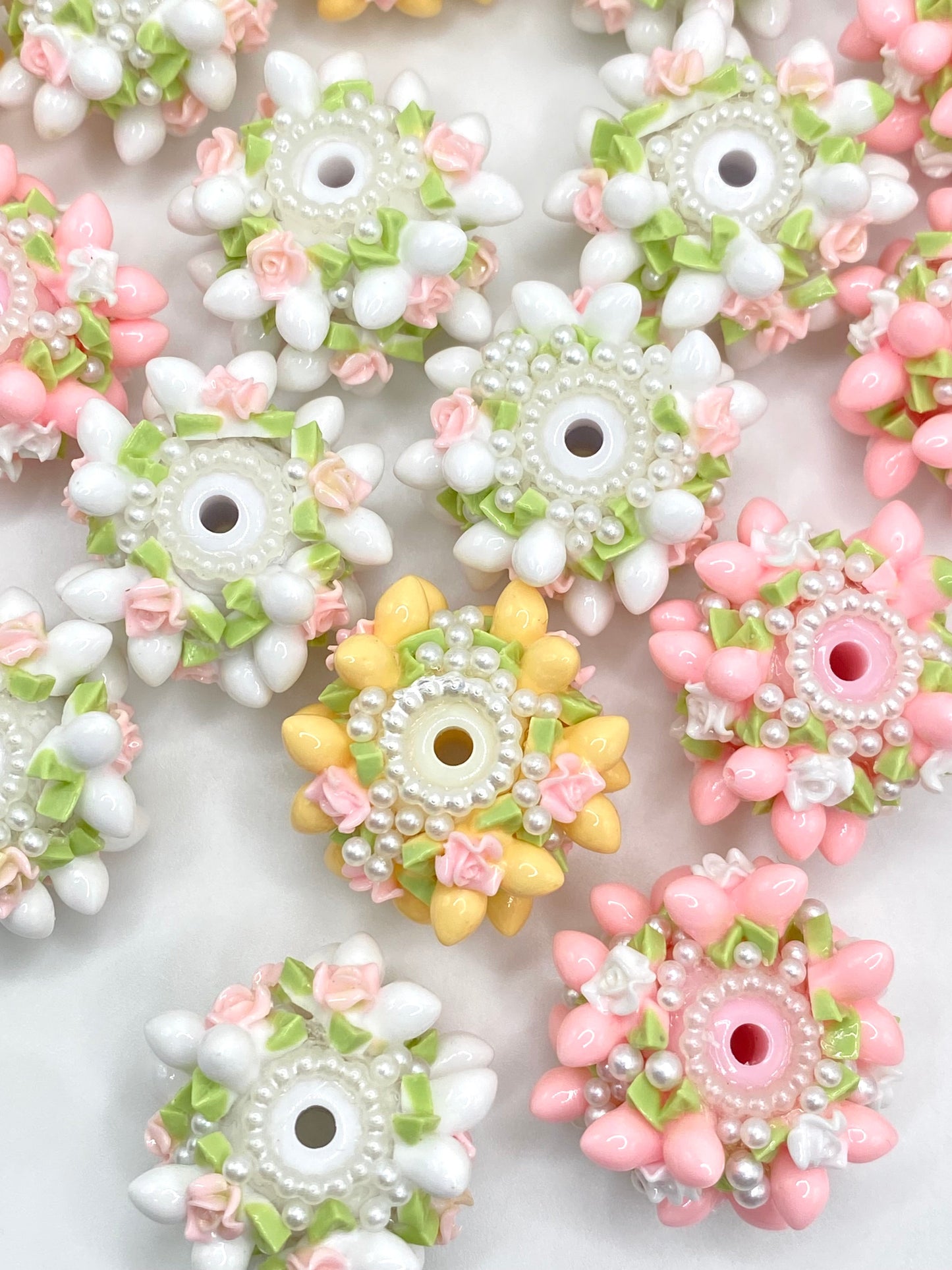 I'm A Blooming Flower Fancy Acrylic Beads