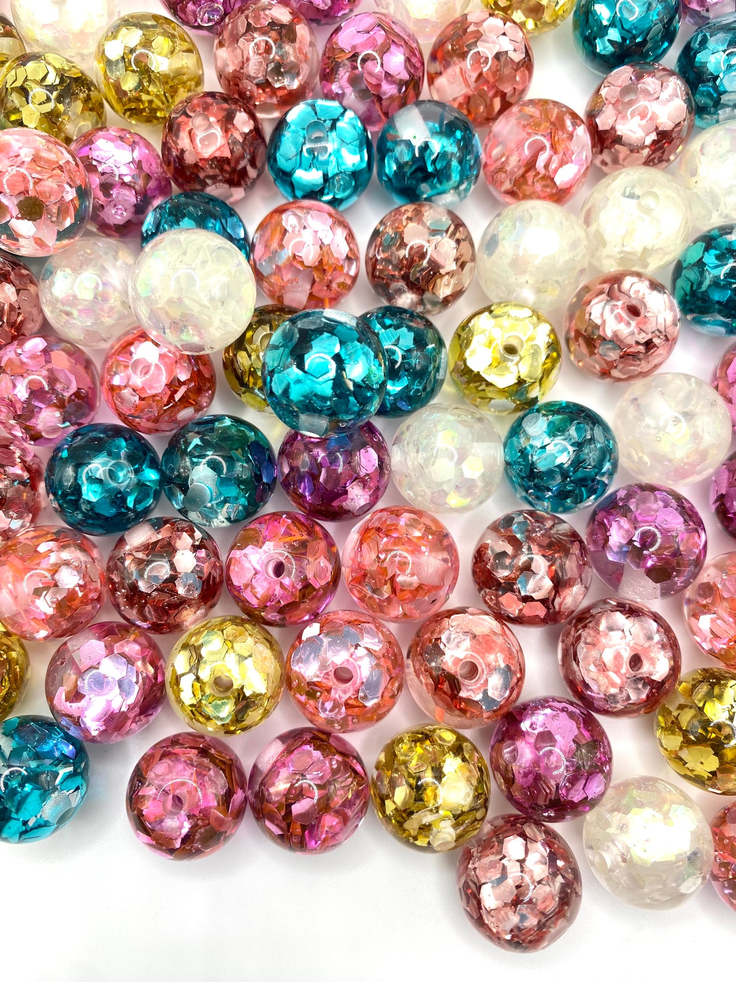 I Don't Sweat, I Sparkle Acrylic Beads