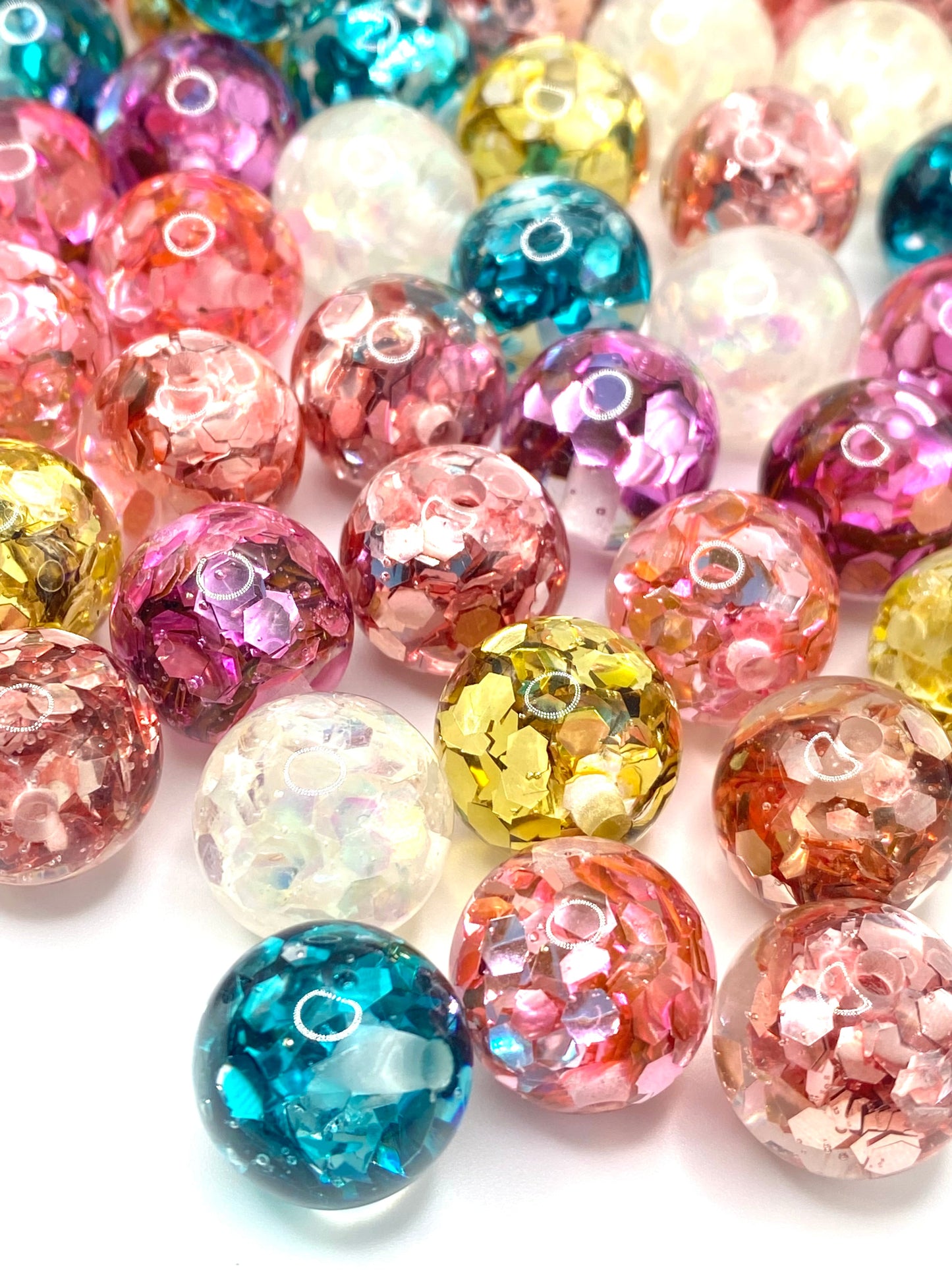 I Don't Sweat, I Sparkle Acrylic Beads