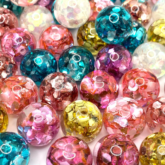 I Don't Sweat, I Sparkle Acrylic Beads